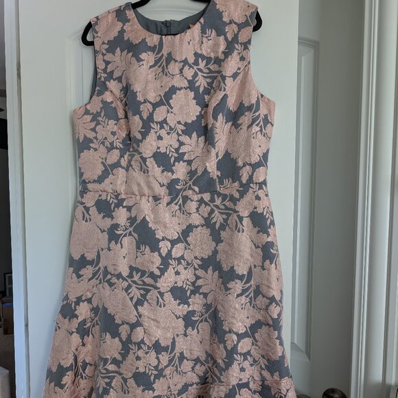 Kay Unger Verity Midi Dress - Picture 1 of 10